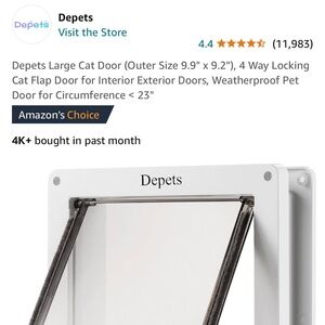 Large Cat or small dog Door *new